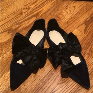 Zara flats with bow